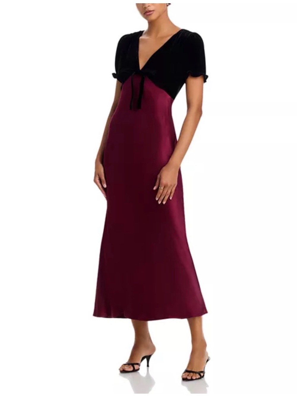 Rails Dory Velvet Shrug Satin Dress NWT size XL